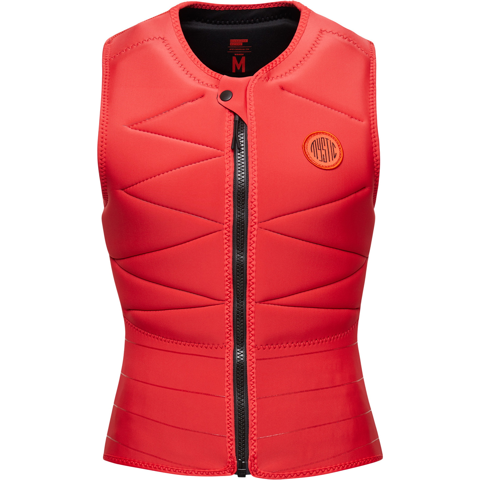 2025 Mystic Frauen Ruby Front Zip Aufprallweste 35005.230230 - Sunset Red